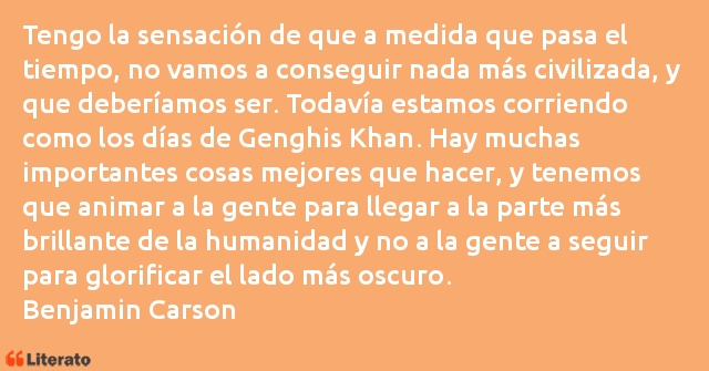 Frases de Benjamin Carson