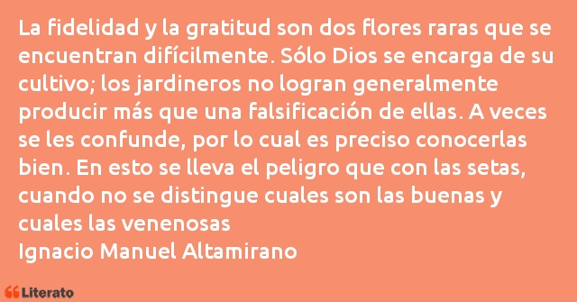 Frases de Ignacio Manuel Altamirano