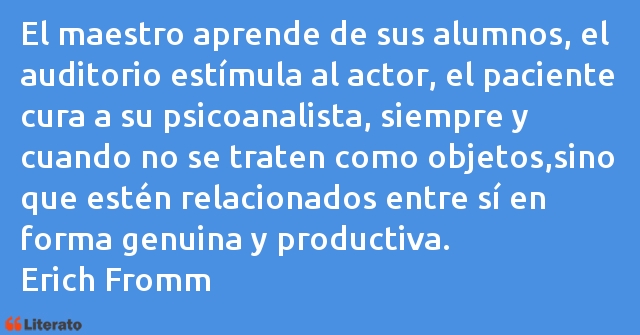 Frases de Erich Fromm