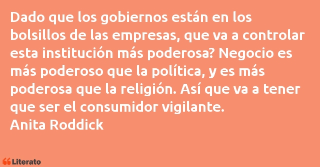 Frases de Anita Roddick