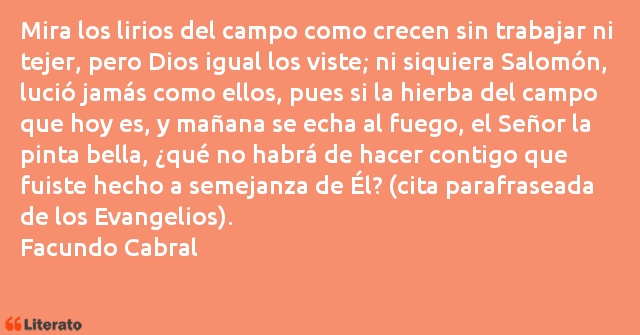 Frases de Facundo Cabral