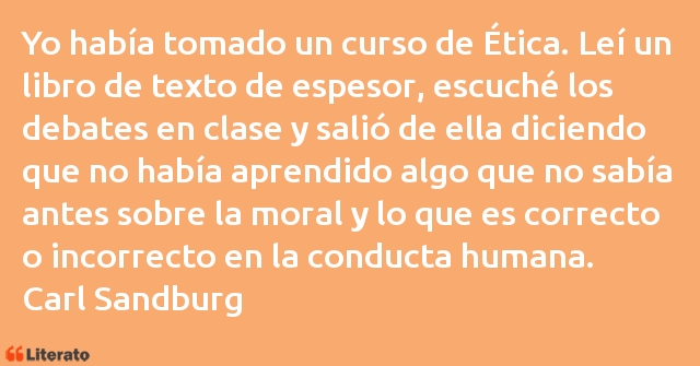 Frases de Carl Sandburg