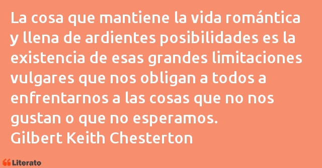 Frases de Gilbert Keith Chesterton