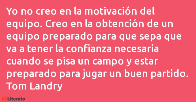 Frases de Tom Landry