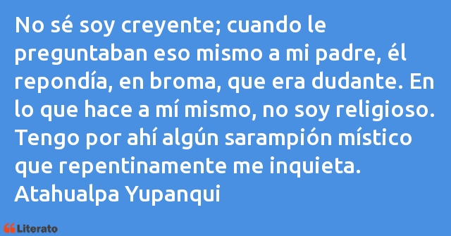 Frases de Atahualpa Yupanqui