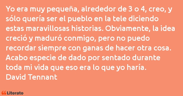Frases de David Tennant