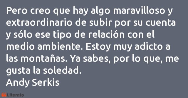 Frases de Andy Serkis