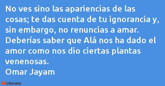 Frases de Omar Jayam