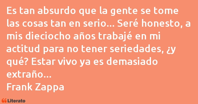 Frases de Frank Zappa