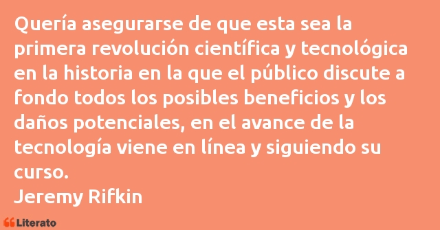 Frases de Jeremy Rifkin