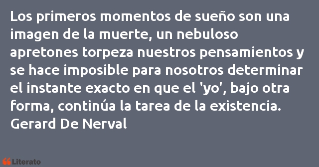 Frases de Gerard De Nerval