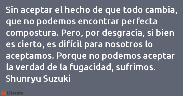 Frases de Shunryu Suzuki