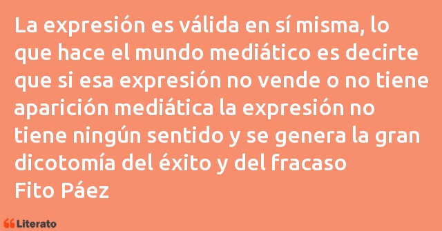 Frases de Fito Páez