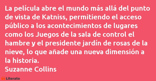 Frases de Suzanne Collins