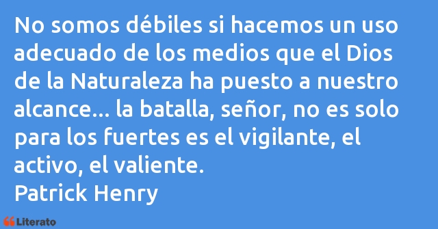 Frases de Patrick Henry