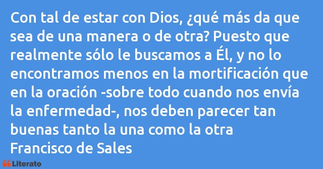 Frases de Francisco de Sales