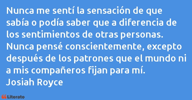 Frases de Josiah Royce