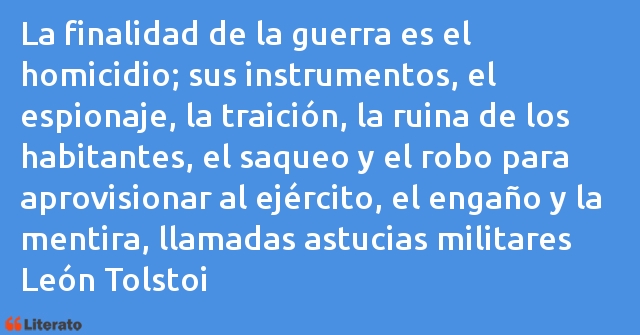 Frases de León Tolstoi