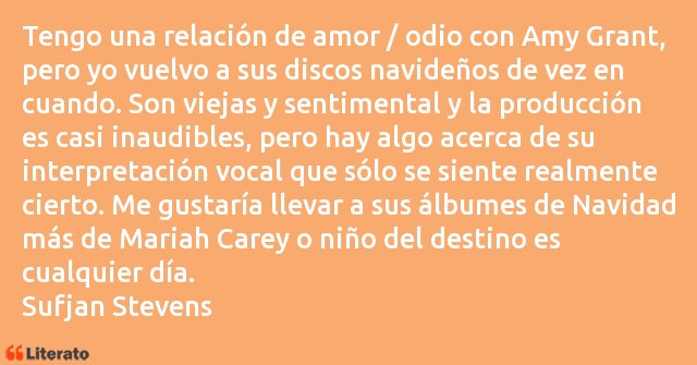 Frases de Sufjan Stevens