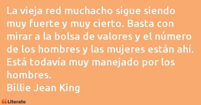 Frases de Billie Jean King