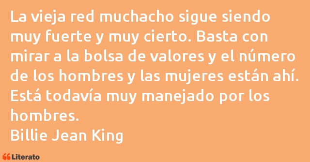 Frases de Billie Jean King