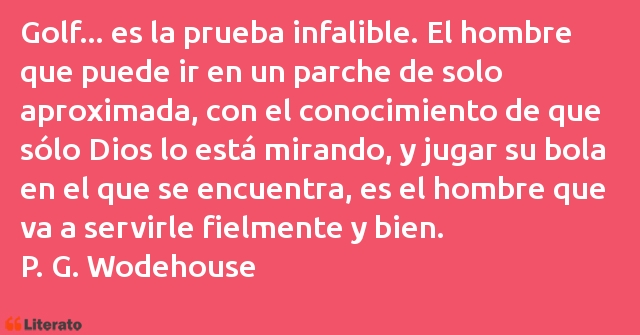 Frases de P. G. Wodehouse