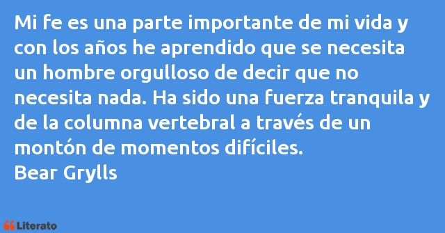 Frases de Bear Grylls