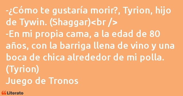 Frases de Juego de Tronos