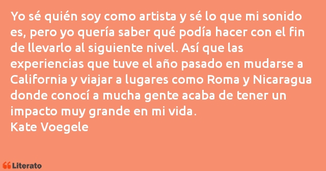 Frases de Kate Voegele