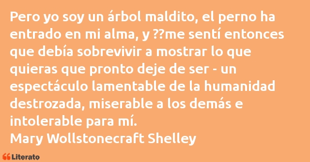 Frases de Mary Wollstonecraft Shelley