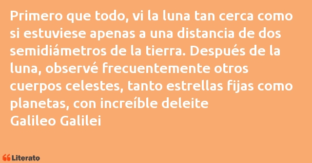 Frases de Galileo Galilei