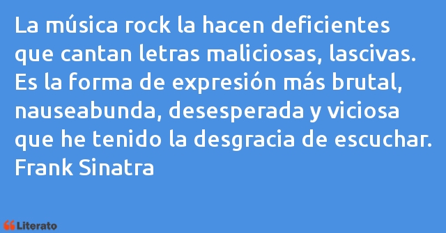 Frases de Frank Sinatra