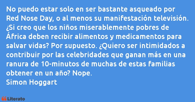 Frases de Simon Hoggart