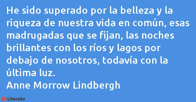 Frases de Anne Morrow Lindbergh