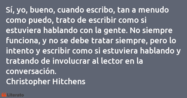 Frases de Christopher Hitchens