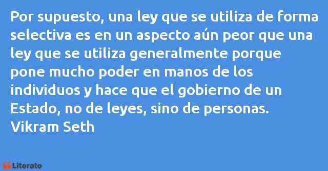 Frases de Vikram Seth