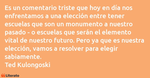 Frases de Ted Kulongoski