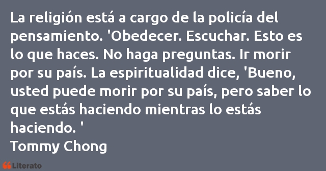 Frases de Tommy Chong