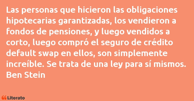 Frases de Ben Stein