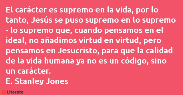 Frases de E. Stanley Jones