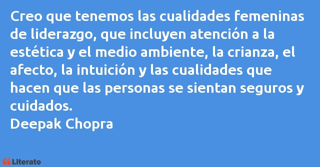 Frases de Deepak Chopra