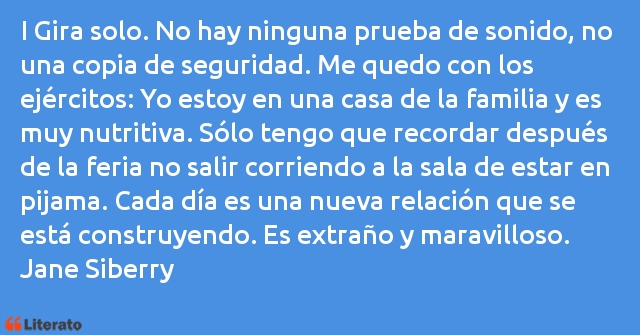 Frases de Jane Siberry