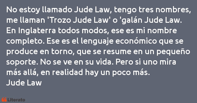 Frases de Jude Law