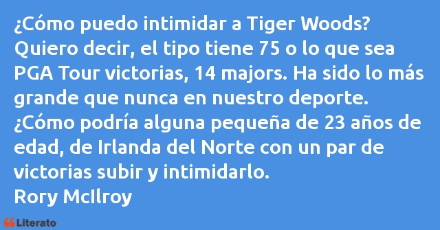 Frases de Rory McIlroy