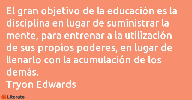 Frases de Tryon Edwards