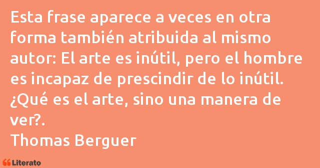 Frases de Thomas Berguer