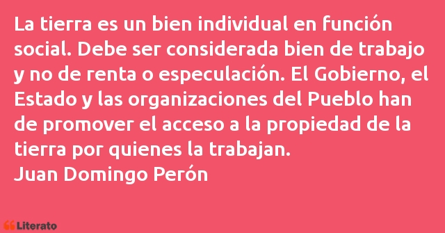 Frases de Juan Domingo Perón