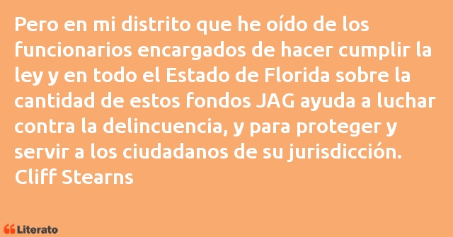 Frases de Cliff Stearns