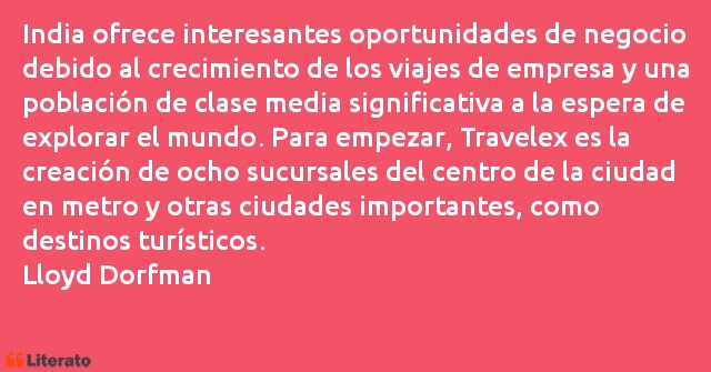 Frases de Lloyd Dorfman