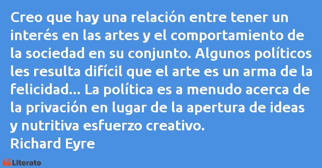 Frases de Richard Eyre